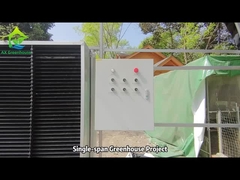 AX Greenhouse โครงการเรือนกระจกช่วงเดียวปลายแหลมพีช