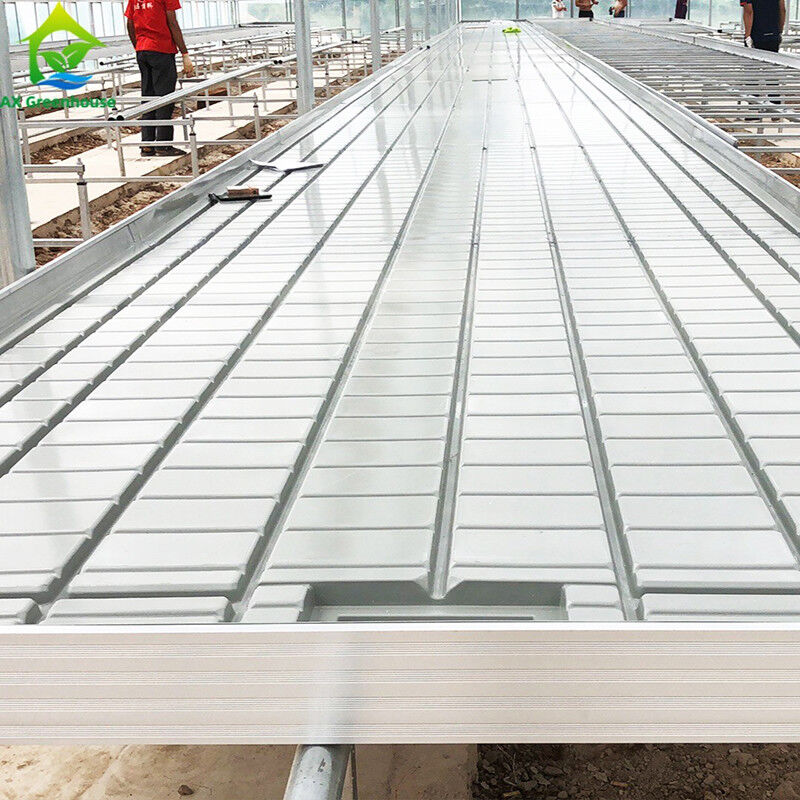 Ebb Flow Custom Double Layers Flood Grow Table Seedbed Rolling Bench ขับเคลื่อนและเหมาะสําหรับดอกไม้