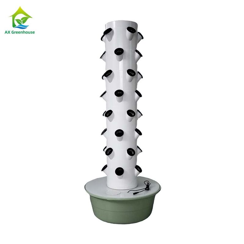 ติดตั้ง 5 หลุม แต่ละชั้น Custom Multilayer Petal Hydroponic Tower สําหรับสลัด