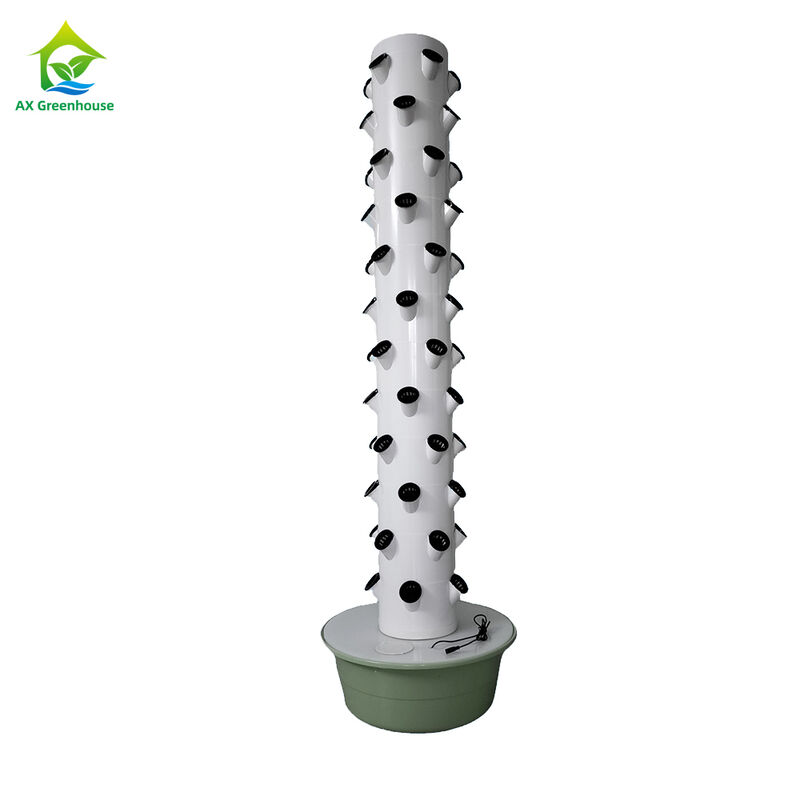 ติดตั้ง 5 หลุม แต่ละชั้น Custom Multilayer Petal Hydroponic Tower สําหรับสลัด
