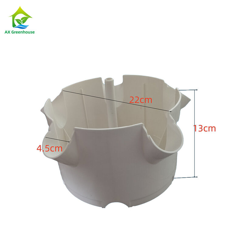 ติดตั้ง 5 หลุม แต่ละชั้น Custom Multilayer Petal Hydroponic Tower สําหรับสลัด